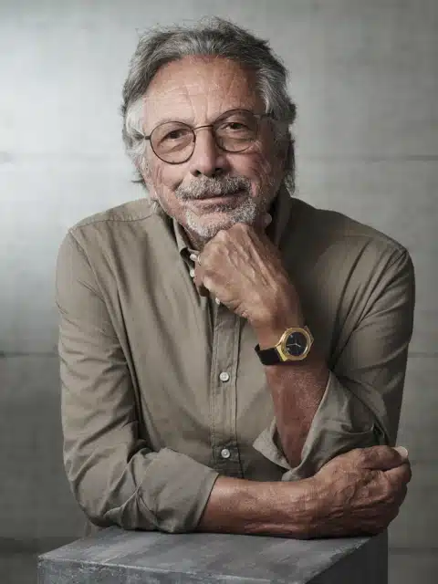 Carlo Crocco wearing the Hublot Classic Fusion Tributo Yellow Gold
