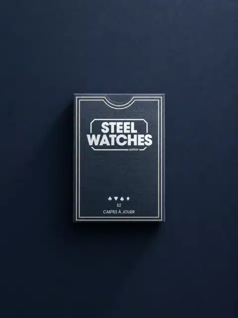 Éditions de la Tour Playing Cards - Steel Watches