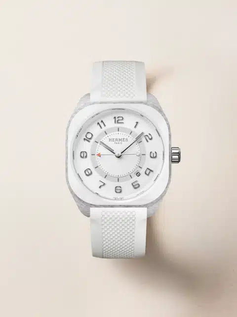 Hermès H08 with Blanc rubber strap