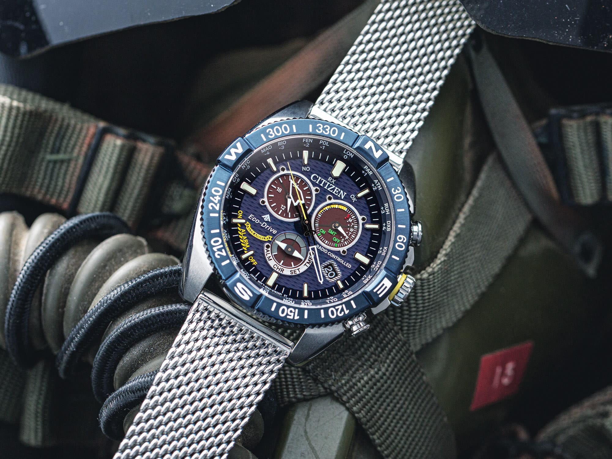 時計 CITIZEN BLUE ANGEL NAVIHAWK Taking Flight With The Citizen Promaster Navihawk Blue Angels