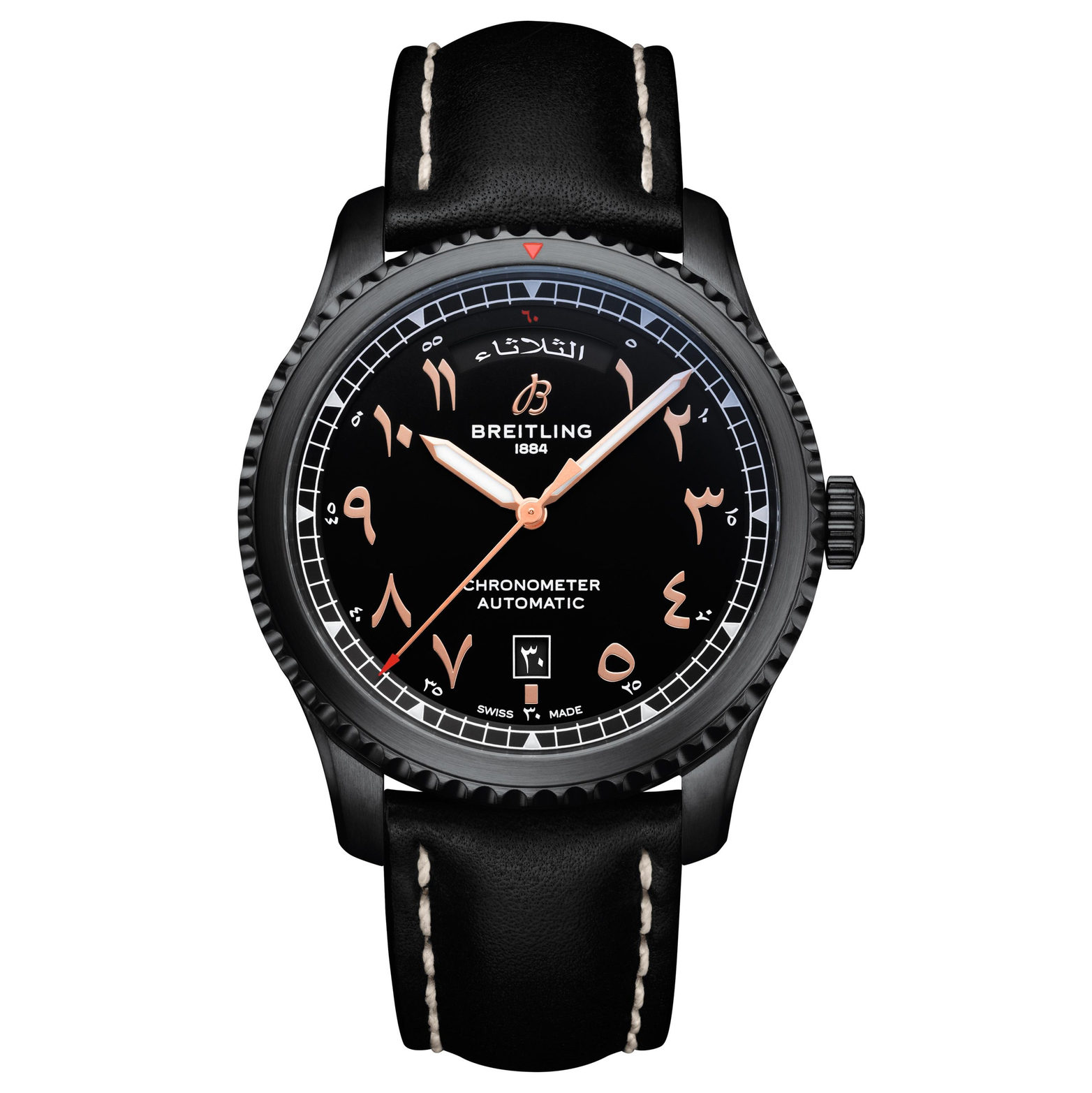 ビルディバイドブライト　テノチティトランSC Breitling Aviator 8 Day & Date 41 Limited Edition Etihad Limited