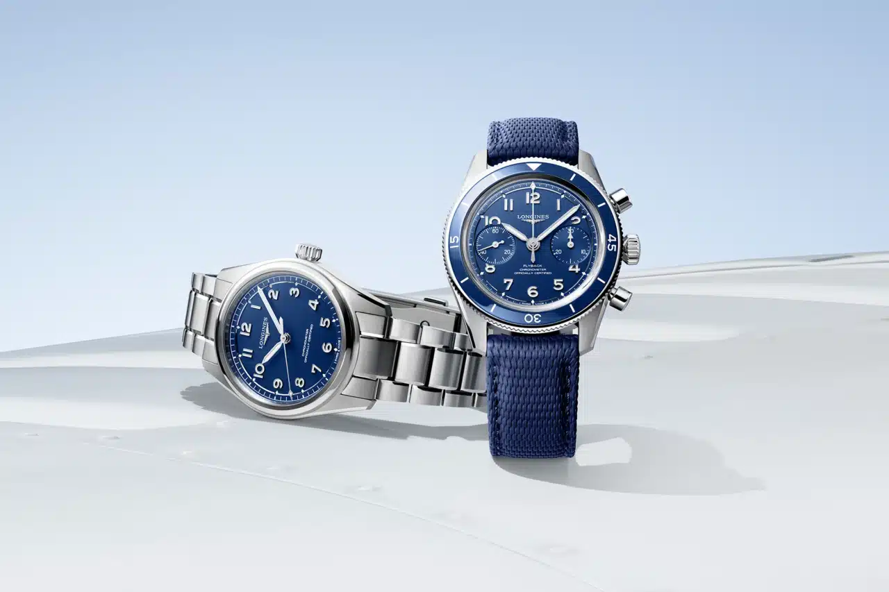 Into the Wild Blue: Two New Azure Longines Spirit Pilot Timepieces Soar